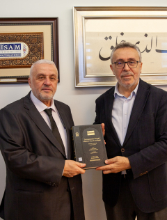 Suriye Vakıflar Bakanı’ndan İSAM’a Ziyaret