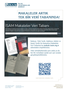 İSAM Makaleler Veri Tabanı Yeni Arayüzü Kullanıma Açıldı