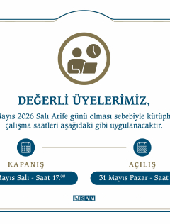 Duyuru - Bayram Tatili