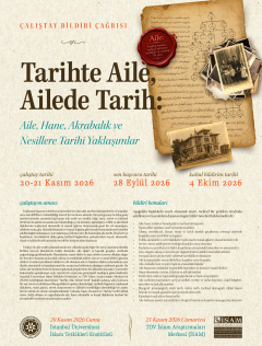 Tarihte Aile, Ailede Tarih: Aile, Hane, Akrabalık ve Nesillere Tarihî Yaklaşımlar