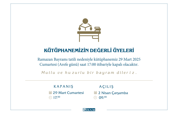 Duyuru - Bayram Tatili