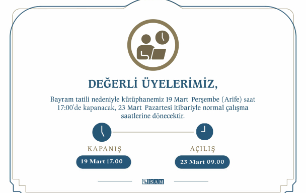 Duyuru - Bayram Tatili