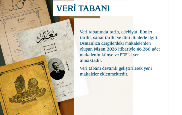 Osmanlıca Makaleler Veri Tabanı Güncellendi