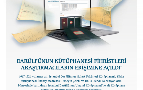 Darülfünun Kütüphanesi Fihristleri Araştırmacıların Erişimine Açıldı